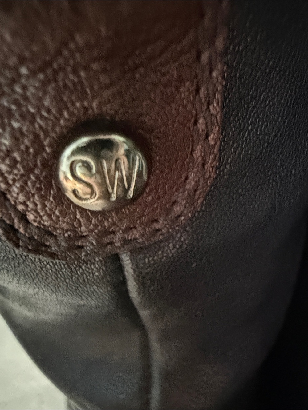 Vintage Stuart Weitzman Black & Brown Combat Leather Lace-Up Boots Womens 9 - Picture 6 of 11